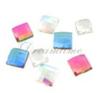 German Checkerboard Flat Back Square Rhinestones